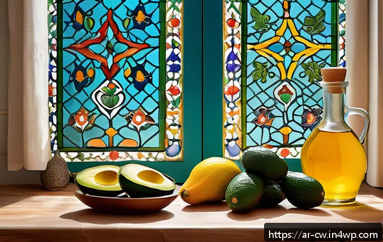 저탄수화물 다이어트 유지하는 팁 - A vibrant, culturally rich Middle Eastern kitchen scene showcasing a variety of healthy low-carb ing...